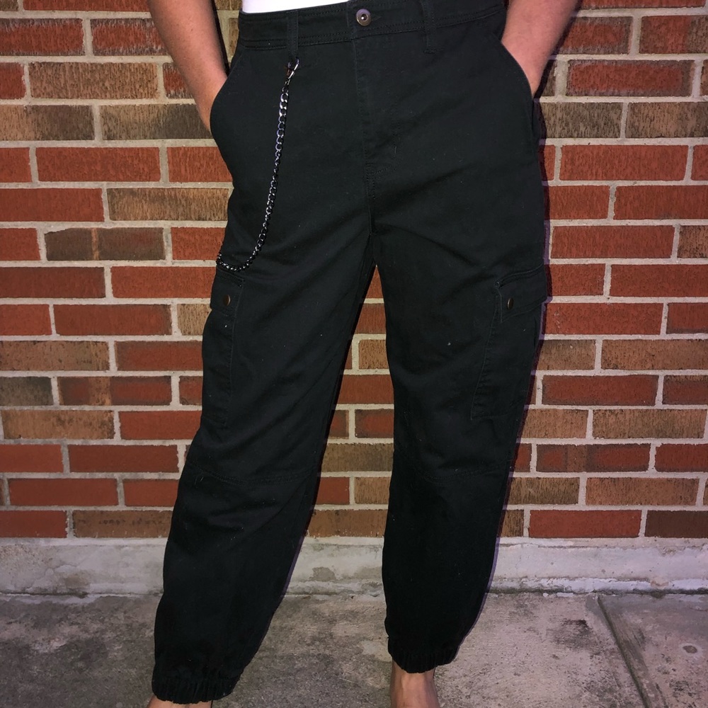 Black Pants with Chain